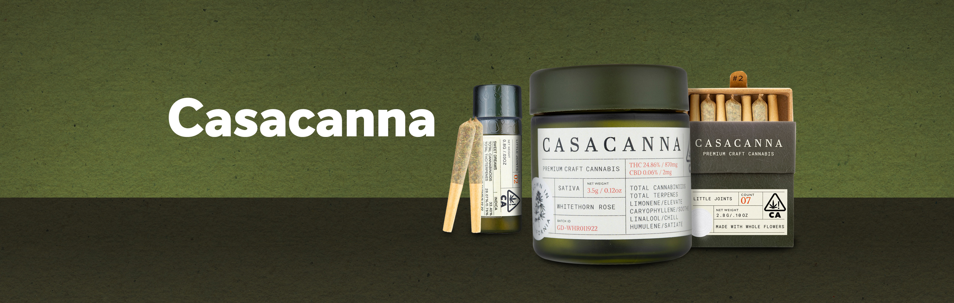 Order Casacanna cannabis products on Grassdoor delivery