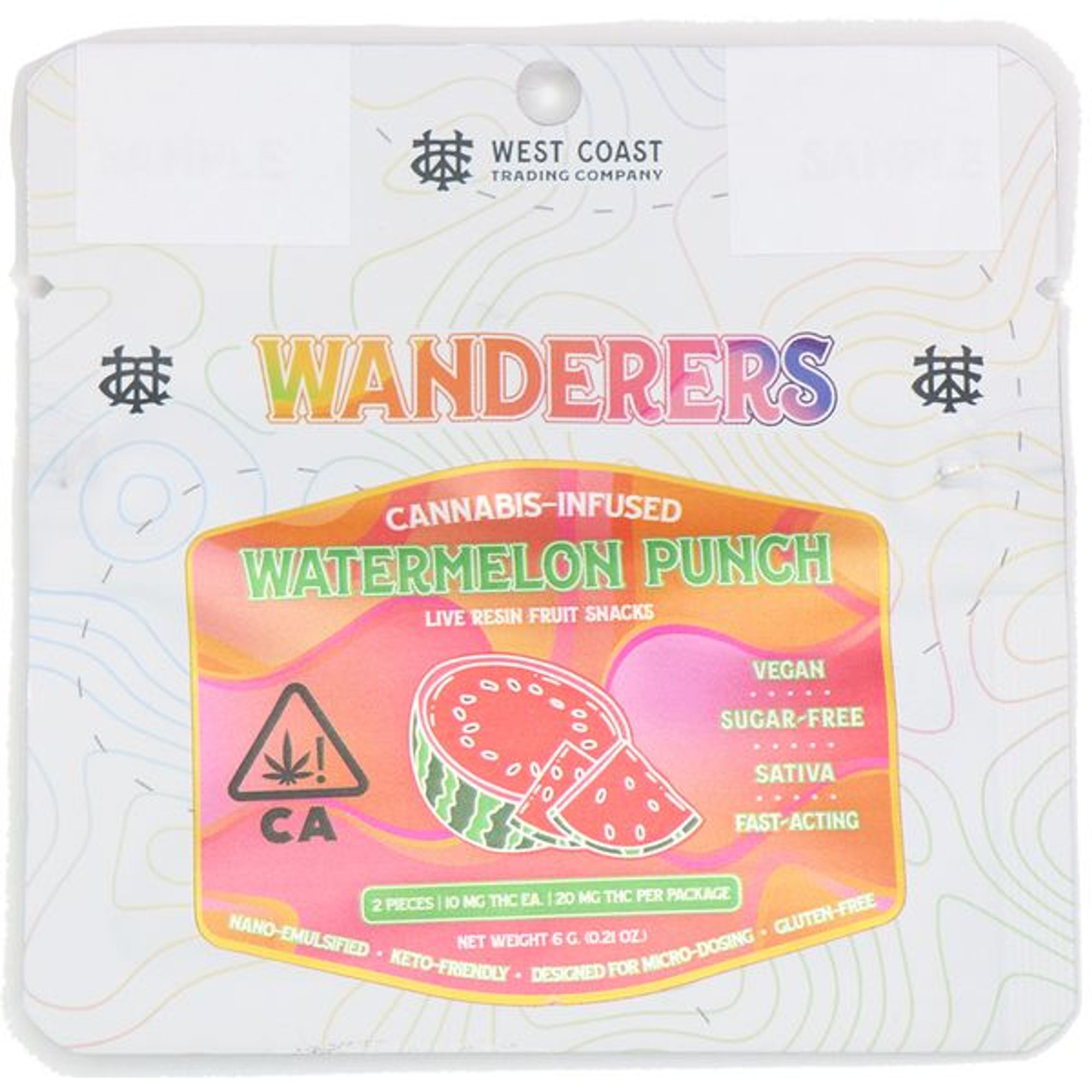 Wanderers Gummies | Watermelon Punch | 2 Count