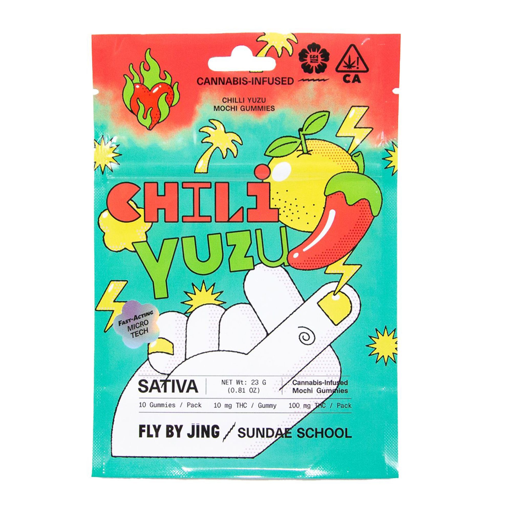 Chili Yuzu Mochi Gummies x Fly by Jing 