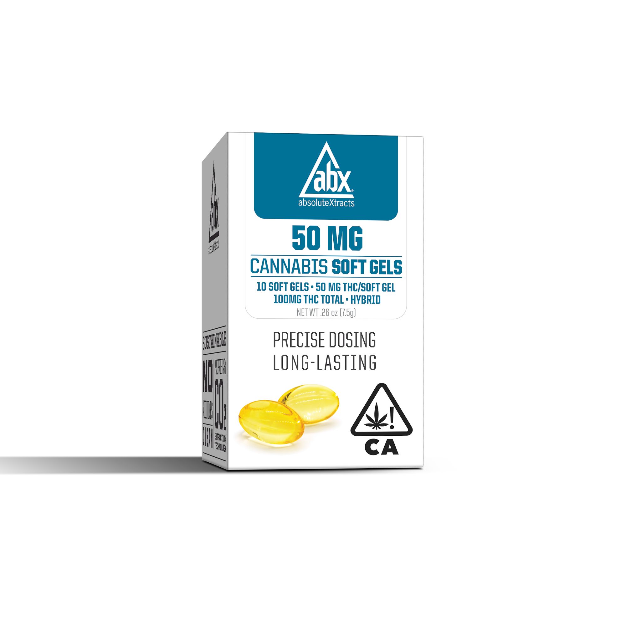 ABX Soft Gels 50mg THC (10ct)