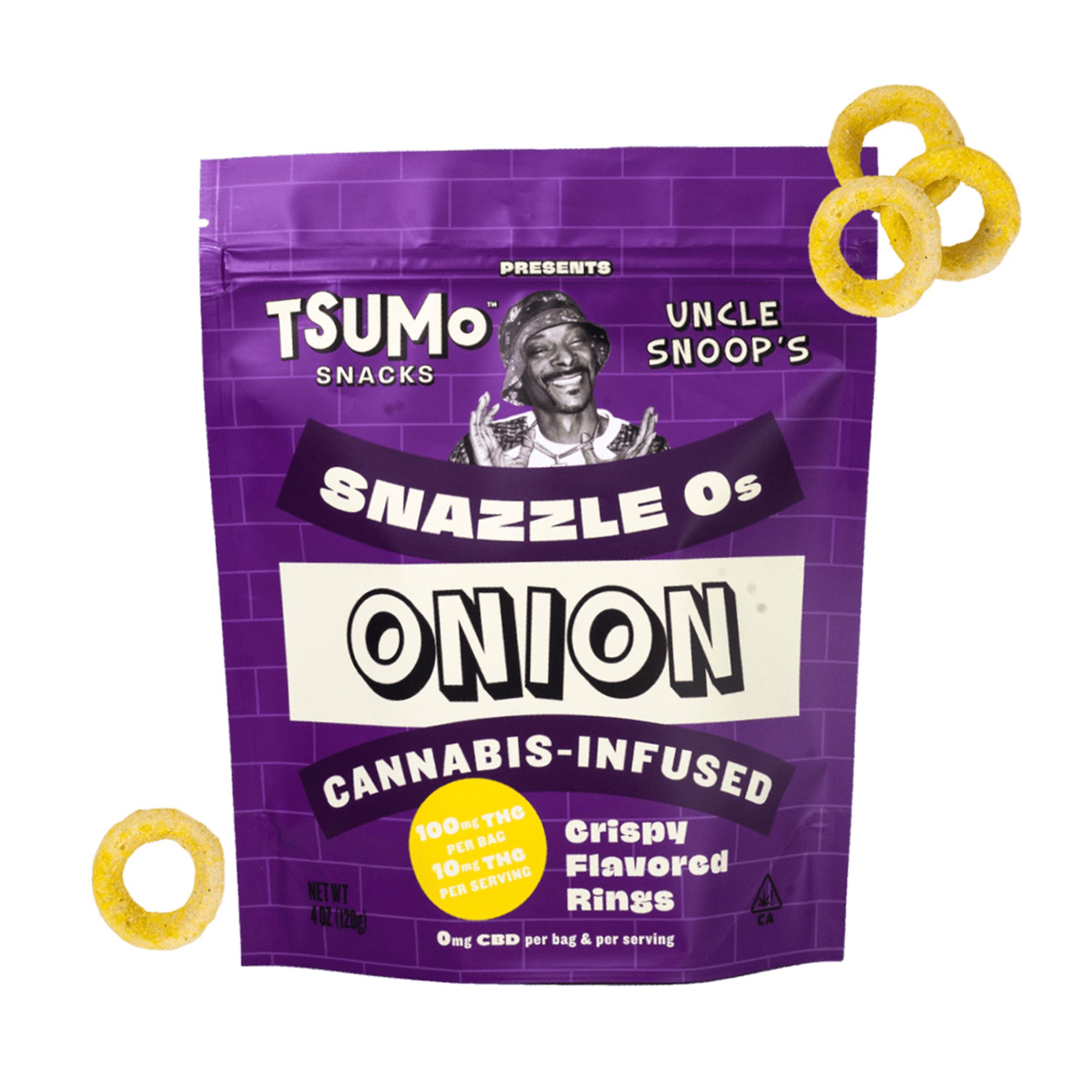 TSUMoSNACKS Snazzle Os - Onion rings 100mg Multiserve