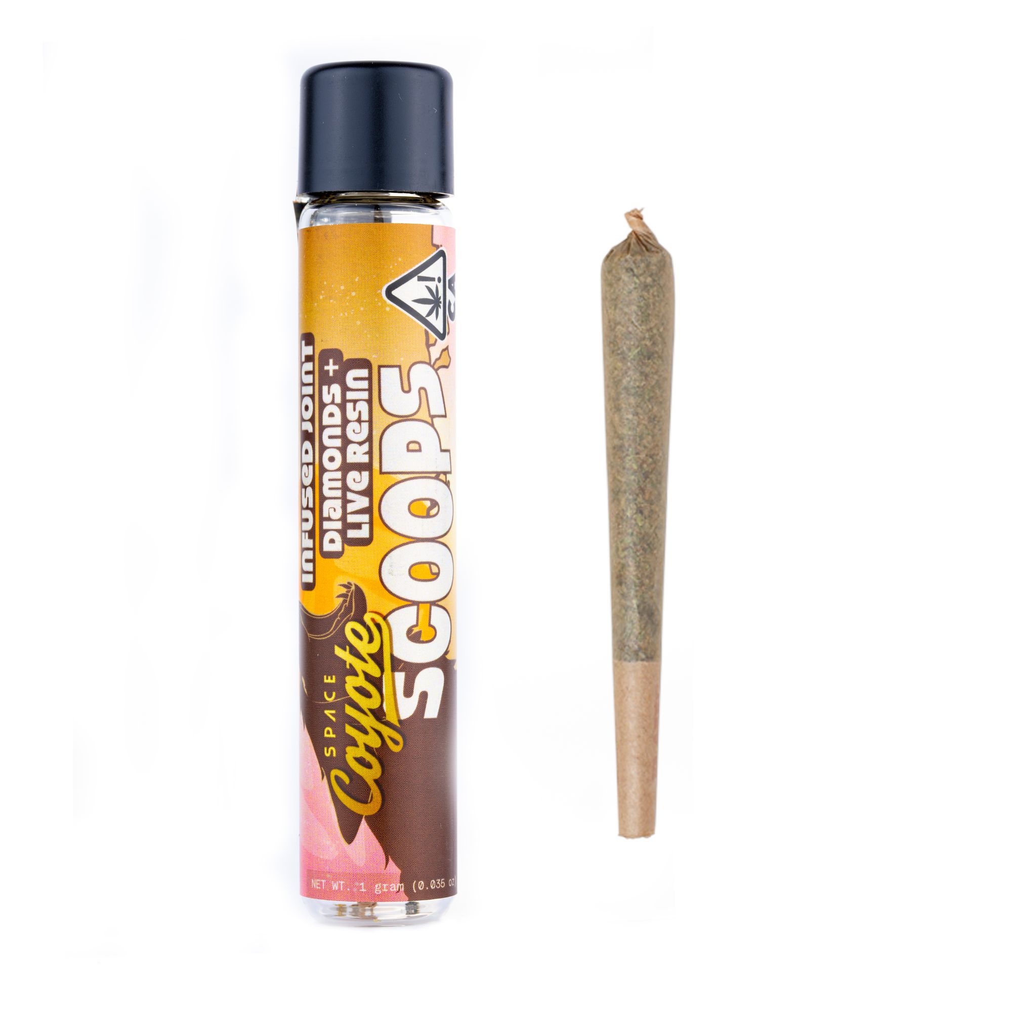 Scoops Diamond and Live Resin Infused Pre-Roll
