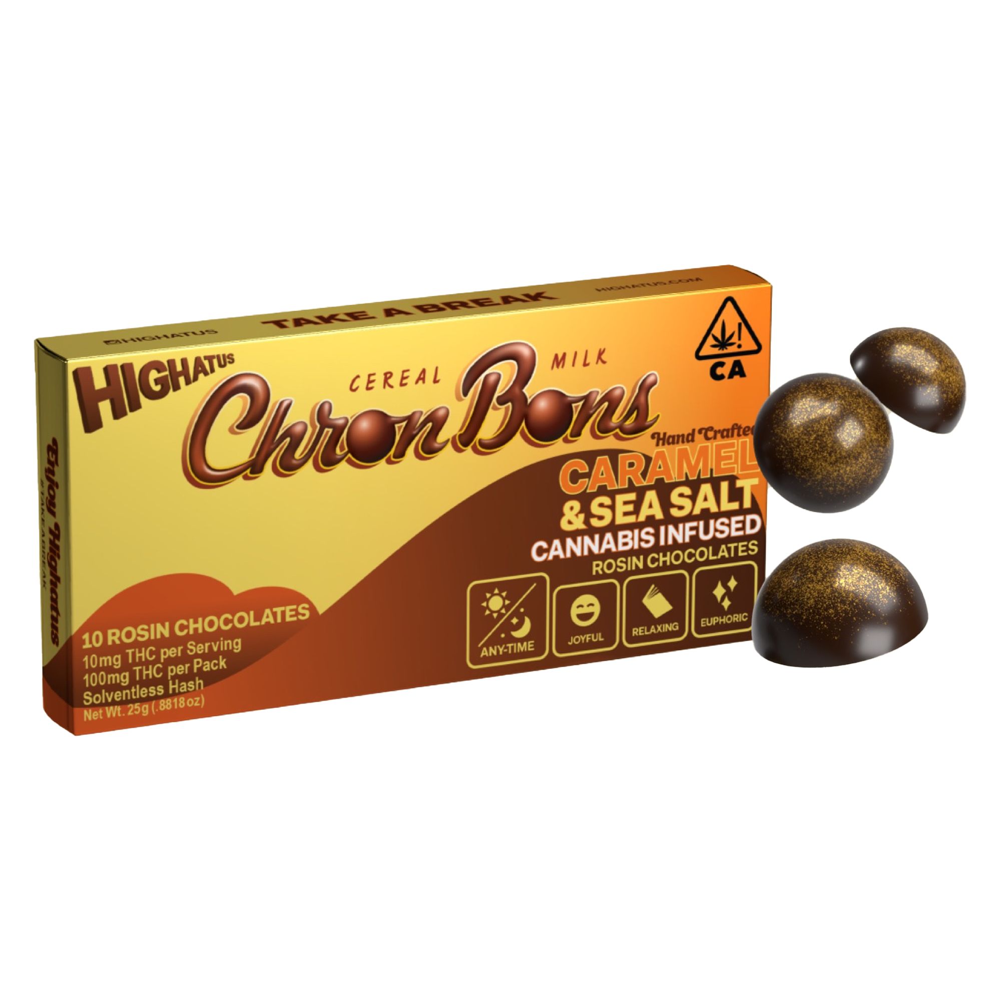 Caramel & Sea Salt Rosin Chocolates - Infused w/ Cereal Milk 