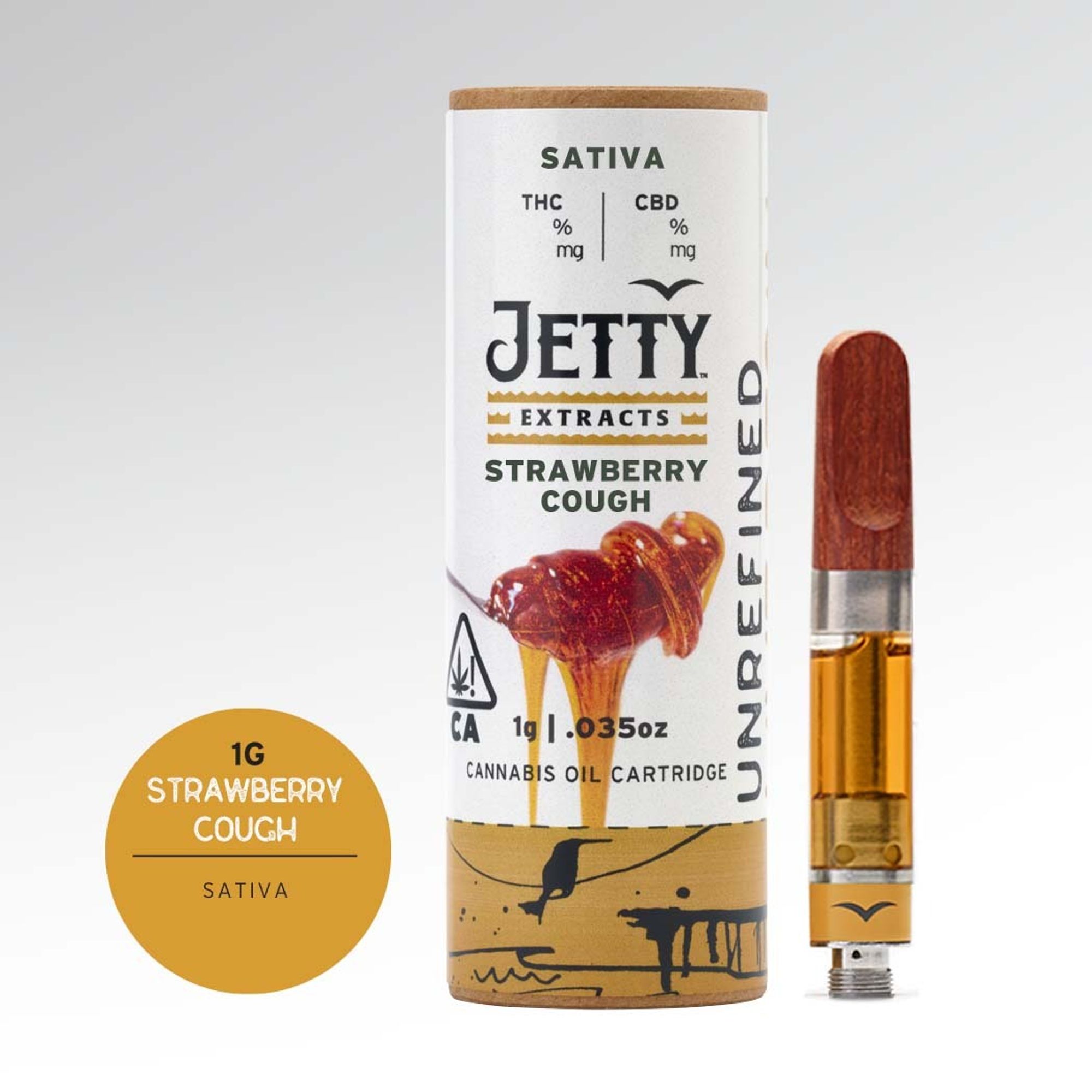 Strawberry Cough Unrefined Live Resin Cartridge