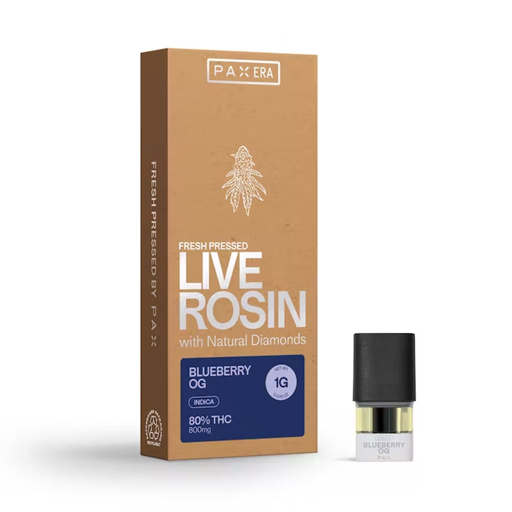 Fresh Pressed Live Rosin – Blueberry OG