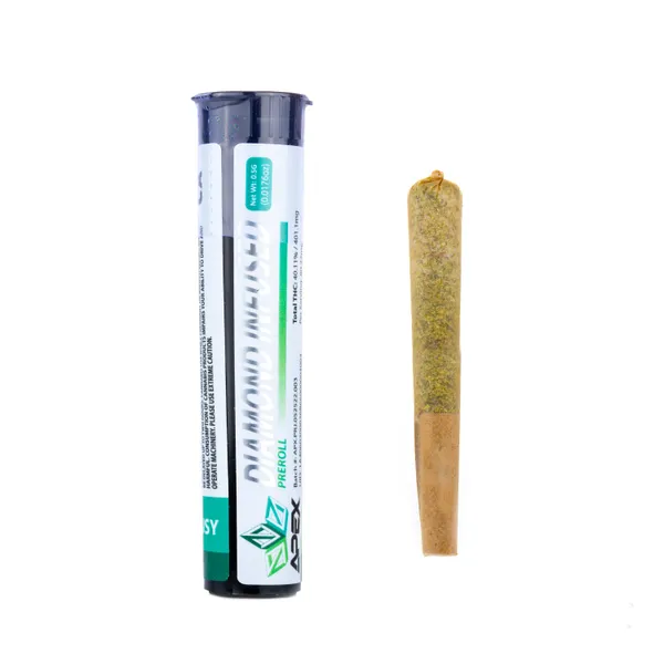 Purple Jealousy .5g diamond Infused preroll Grassdoor